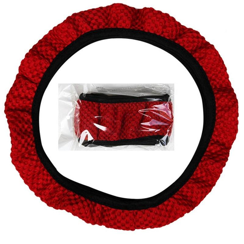 Ice Silk Steering Wheel Cover — Breathable, Non-Slip Microfiber (Universal Fit)