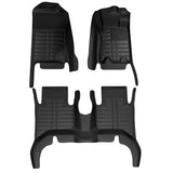 Sharkskin Custom-Fit Mitsubishi Triton 2015-2024 All-Weather Floor Mats 3