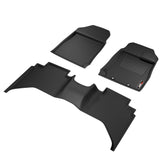 Sharkskin Custom-Fit Isuzu D-MAX 2021–2025 3D TPE All-Weather Floor Mats 3
