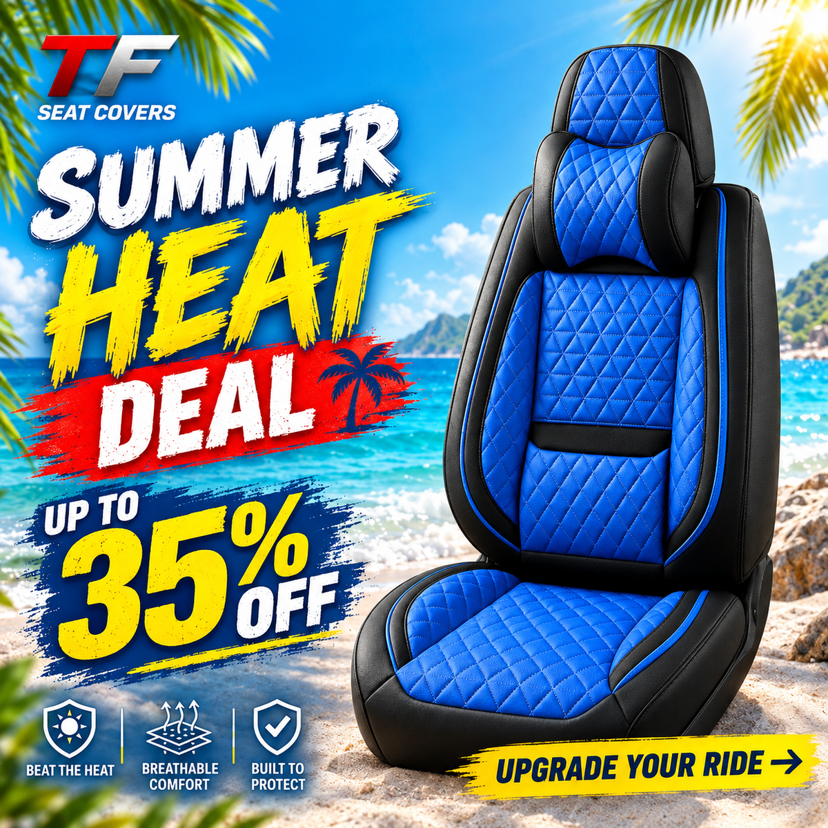 Premium Leather Seat Covers | Custom-Fit for Any Car