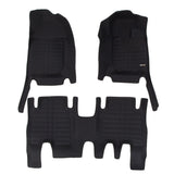 Sharkskin Custom-Fit Isuzu MU-X 2 Rows 2021–2025 All-Weather Floor Mats 2